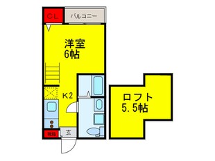 ラ・シャンスの物件間取画像